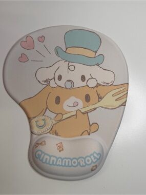 Cinnamoroll Pastel Pink & Blue Ergonomic Wrist Support Mouse Pad